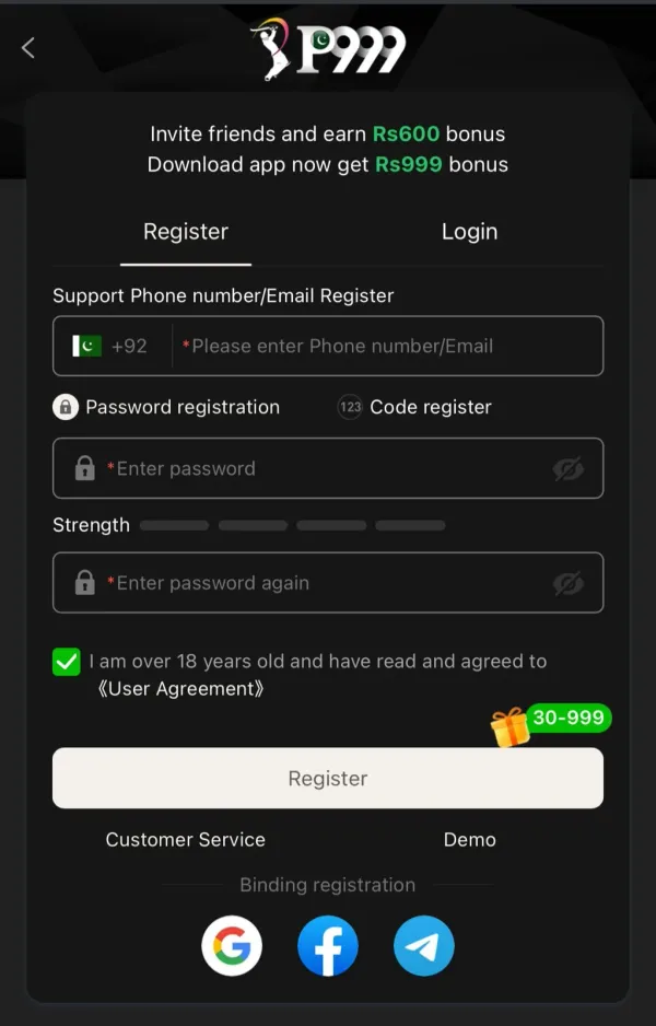 How to Register on P999 Game – Step by Step Account Creation